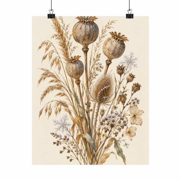 Dried Seedpod, poster by PetalMorrow
